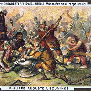 Philipe Auguste at the Battle of Bouvines, 1214, (19th century)