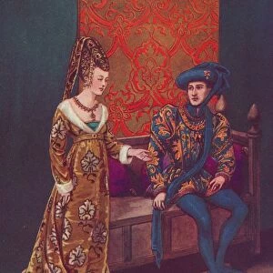 Philippe Le Bon, Duke of Burgundy and Isabelle of Portugal, 1440-1445, 1926. Artist: Herbert Norris