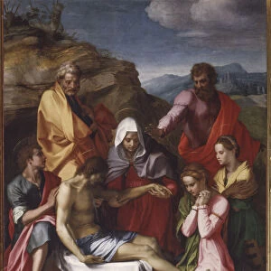 Pieta with Saints (Pieta di Luco), 1523-1524
