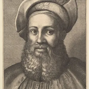 Pietro Aretino, 1647. Creator: Wenceslaus Hollar