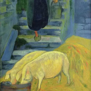 The pigs, 1889. Creator: Sérusier, Paul (1864-1927)