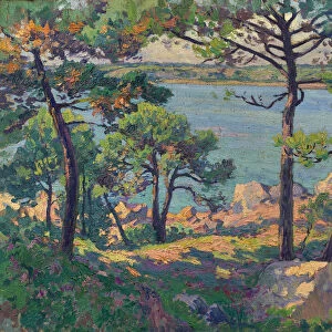 Pines over the Trieux river, 1913