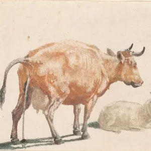 The Pissing Cow, 1690s. Creator: Johann Teyler