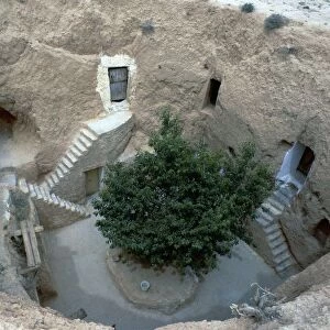 Pit dwelling in Tunisia