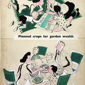 Plan and Grow for Winter. Planned crops for garden wealth... WWII poster, between 1939 and 1946 Plan and Grow for Winter. Planned crops for garden wealth... WWII poster, between 1939 and 1946