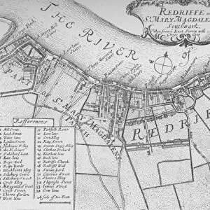 A Plan of Rotherhithe, 1755, (1912). Artists: Unknown, John Stow