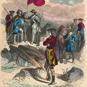 Planting of the Royal Flag on the Ruins of Fort Du Quesne, 1758