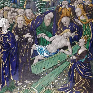 Plaque with the Raising of Lazarus, French, first half 16th century. Creator: Unknown