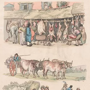 Plate 15, Outlines of Figures, Landscapes and Cattle... for the Use of Learners, Ju
