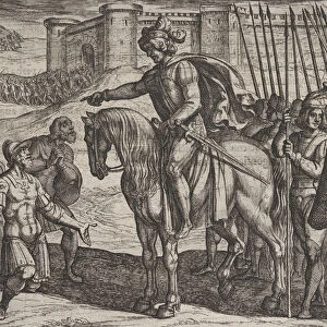 Plate 19: Men from the Fortress Surrender and Pledge Their Lives to Civilis