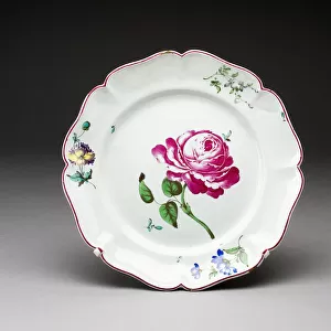 Plate, Niderviller, c. 1770. Creator: Niderviller Porcelain Factory