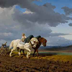 The Ploughing, 1844. Creator: Bonheur, Rosalie (Rosa) (1822-1899)