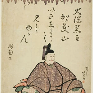 The Poet Otomo no Kuronushi, from the series Six Immortal Poets (Rokkasen), Japan, c