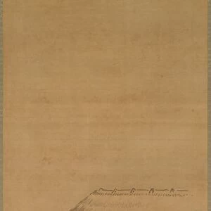 The Poetess Kogo; Autumn Landscape; Spring Landscape, mid 1600s. Creator: Yukinobu Kiyohara