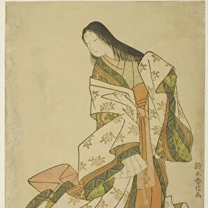 The Poetess Ono no Komachi, Edo period (1615-1868), 1767 / 68. Creator: Suzuki Harunobu