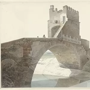 The Ponte Salario, near Rome, c.1809-c.1812. Creator: Josephus Augustus Knip