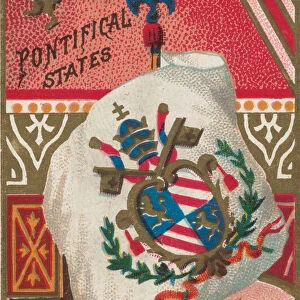 Pontifical States, from Flags of All Nations, Series 1 (N9) for Allen &