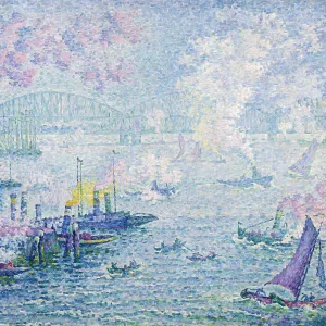 The Port of Rotterdam, 1907. Artist: Signac, Paul (1863-1935)