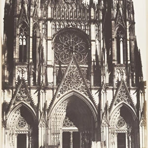 Portail de Saint-Ouen, Rouen, 1852-54. Creator: Edmond Bacot
