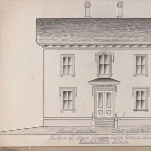 Portfolio containing Six Designs for the George Henry Lyon House, Cambridge, Mass
