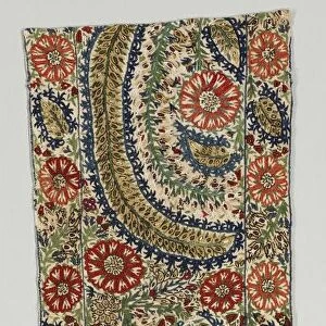 Portion of a Bedspread, 1700s. Creator: Unknown