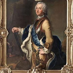 Portrait of Adolph Frederick (1710-1771), Crown Prince of Sweden. Artist: Pesne, Antoine (1683-1757)