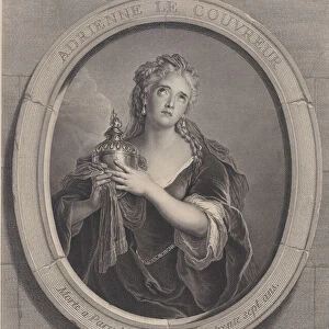 Portrait of Adrienne Lecouvreur as Cornelia in Corneilles "La Mort de Pompé