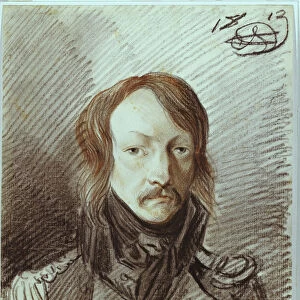 Portrait of Alexei Pavlovich Lanskoy (1789-1855), 1813. Artist: Orlowski, Alexander Osipovich (1777-1832)