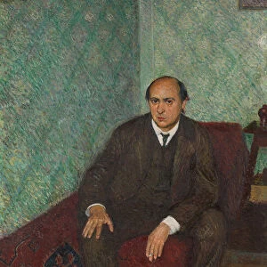 Portrait of Arnold Schonberg, c. 1907. Creator: Gerstl, Richard (1883-1908)