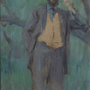 Portrait of the artist Isaac Levitan (1861-1900), 1895