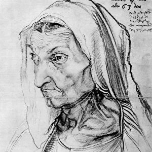 Portrait of the artists mother, 1514, (1936). Artist: Albrecht Durer