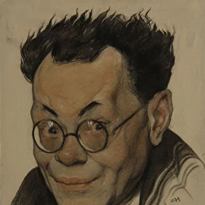 Portrait of the author Alexei M. Remizov (1877-1957), 1923. Artist: Andreev, Nikolai Andreevich (1873-1932)