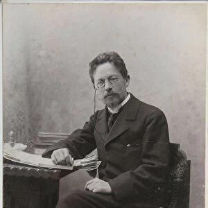 Portrait of the Author Anton Chekhov (1860?1904), 1905