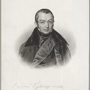 Portrait of the author Faddei Bulgarin (1789-1859), 1841. Artist: Anonymous