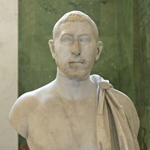 Portrait bust of a Roman, first half of 3rd century