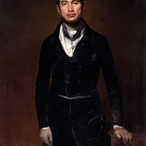 Portrait of the Chamberlain Count Julius Zech-Burkersroda, 1841. Artist: Rayski, Louis Ferdinand von (1806-1890)