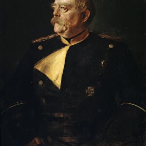 Portrait of Chancellor Otto von Bismarck in Uniform, (1815-1898), 19th century