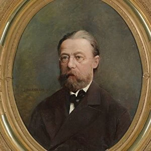 Portrait of the composer Bedrich Smetana. Creator: Anonymous