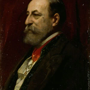 Portrait of the composer Camille Saint-Saens (1835-1921)