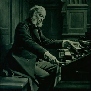 Portrait of the composer Cesar Franck (1822-1890)
