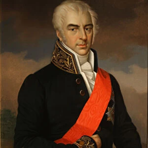 Portrait of Count Alexei Kirillovich Razumovsky (1748-1822), 1849. Artist: Schulz, Carl (1823-1876)