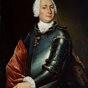 Portrait of Count Ernst Christoph von Manteuffel, 18th century. Artist: Lucas Conrad Pfandzelt