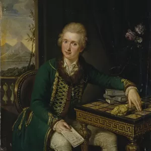 Portrait of Count Michael Johann von der Borch (1751-1810). Artist: Guttenbrunn, Ludwig (1750-1819)
