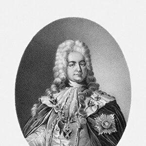 Portrait of Count Pavel Ivanovich Yaguzhinsky (1683?1736), 1862. Artist: Anonymous