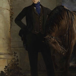 Portrait of Count Vladimir Petrovich Orlov-Davydov (1809-1882), 1840. Creator: Robertson