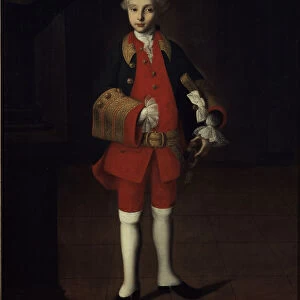 Portrait of Count Wilhelm Georg von Fermor (1749-1828), c. 1750. Artist: Vishnyakov, Ivan Yakovlevich (1699-1761)