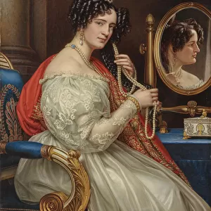 Portrait of Countess Sofia Kisseleff (1801-1875), nee Potocka, 1834. Creator: Stieler