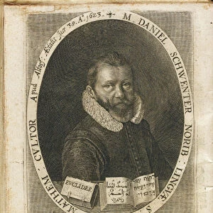 Portrait of Daniel Schwenter (1585-1636). Artist: Kilian, Lucas (1579-1637)