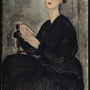 Portrait of Dedie, 1918. Artist: Modigliani, Amedeo (1884-1920)