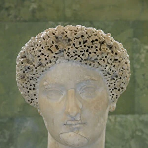 Portrait of Domitia Longina, wife of the Roman Emperor Domitian, late 1st century